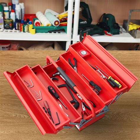 cantlever tool box 5 tray steel|metal cantilever tool box.